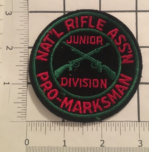 National Rifle Association Junior Division Pro-Marksman Patch - Vintage