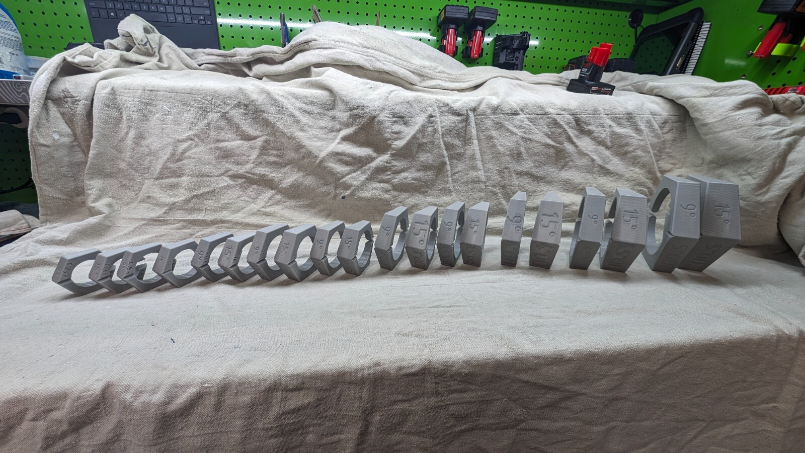 Exhaust Pie cut jig template 9 and 15 degree 1.5"-5" set turbo fabrication build