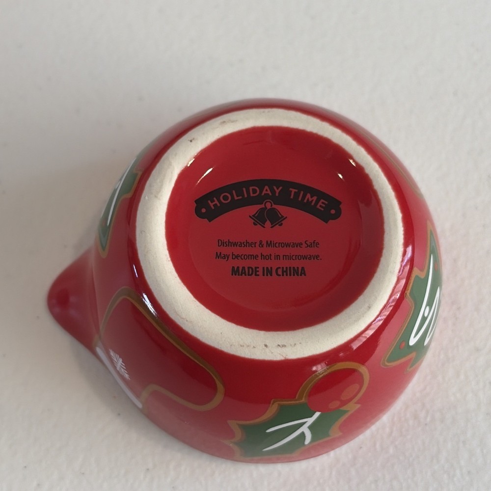 Christmas 4pc Measuring Cup Set Ceramic by Holiday Time