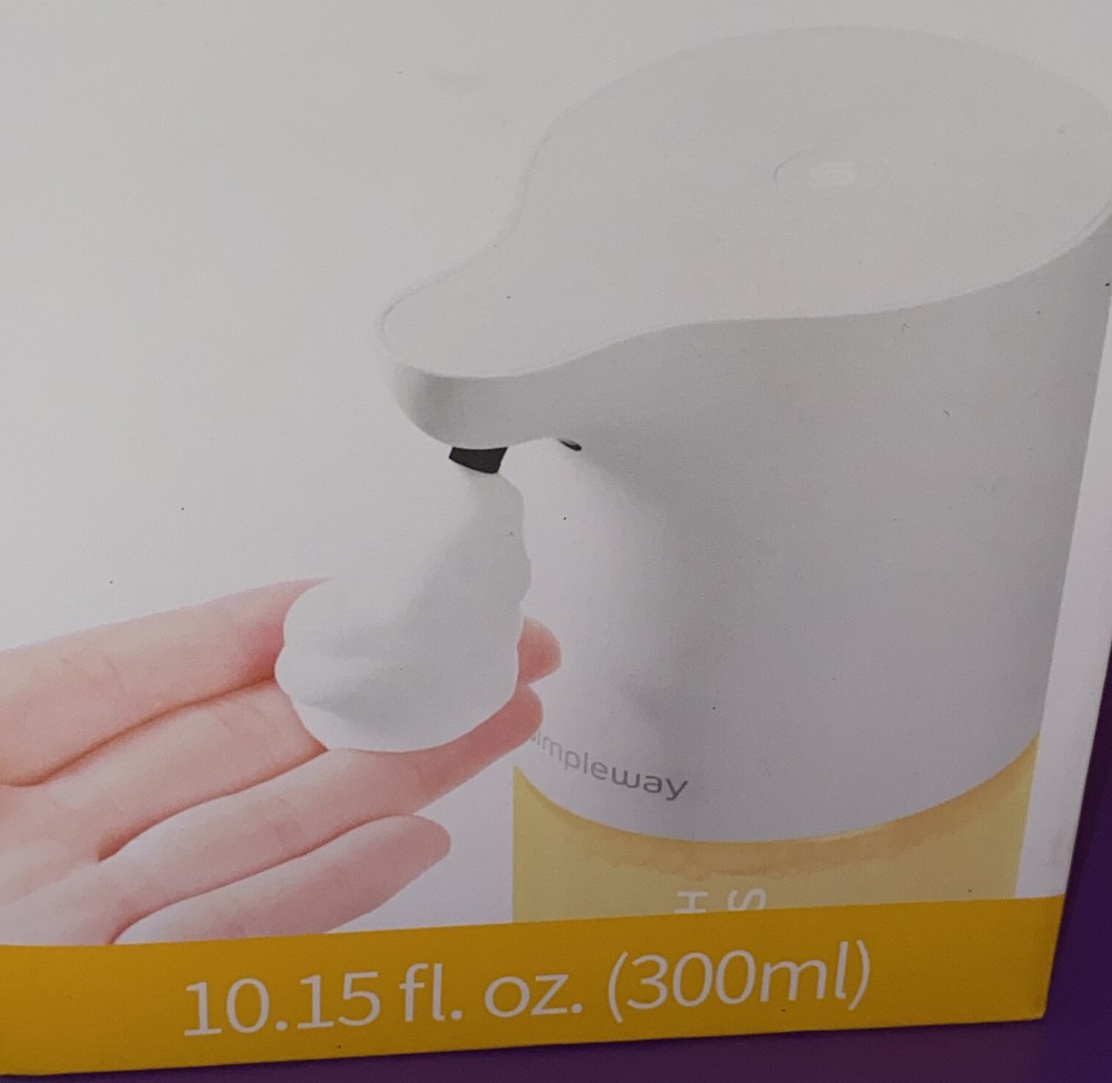 SIMPLEWAY 300ml Touchless Motion Sensor Automatic Foaming Soap Dispenser Kit