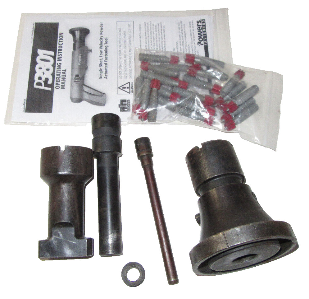 Powers Fasteners P3801 Low Velocity 3/8" Powder-actuated Tool Single Shot Tool