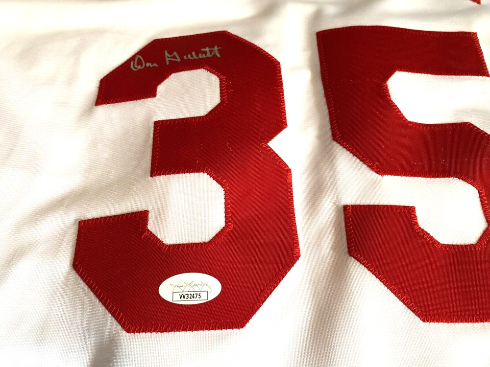Don Gullett Signed Reds Jersey -JSA Authenticated