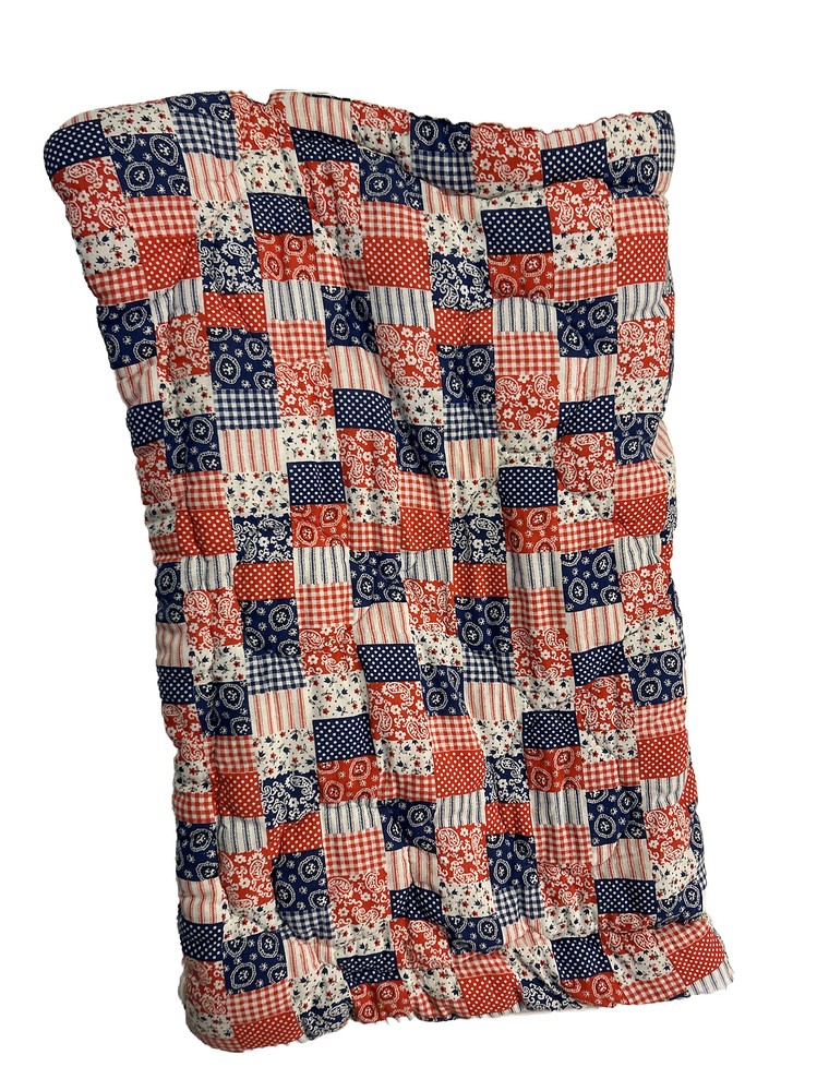 Vintage Toddler Patchwork Sleeping Bag