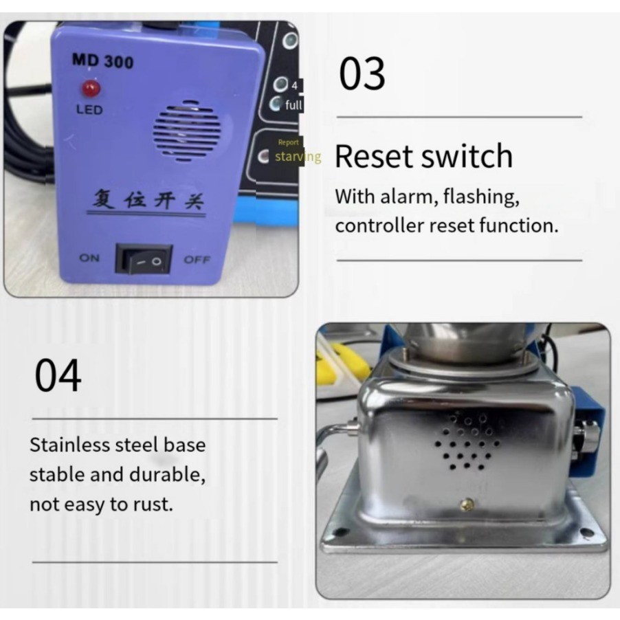220V 300kg/H Automatic Vacuum Material Loader Feeder Suction Feeding Machine