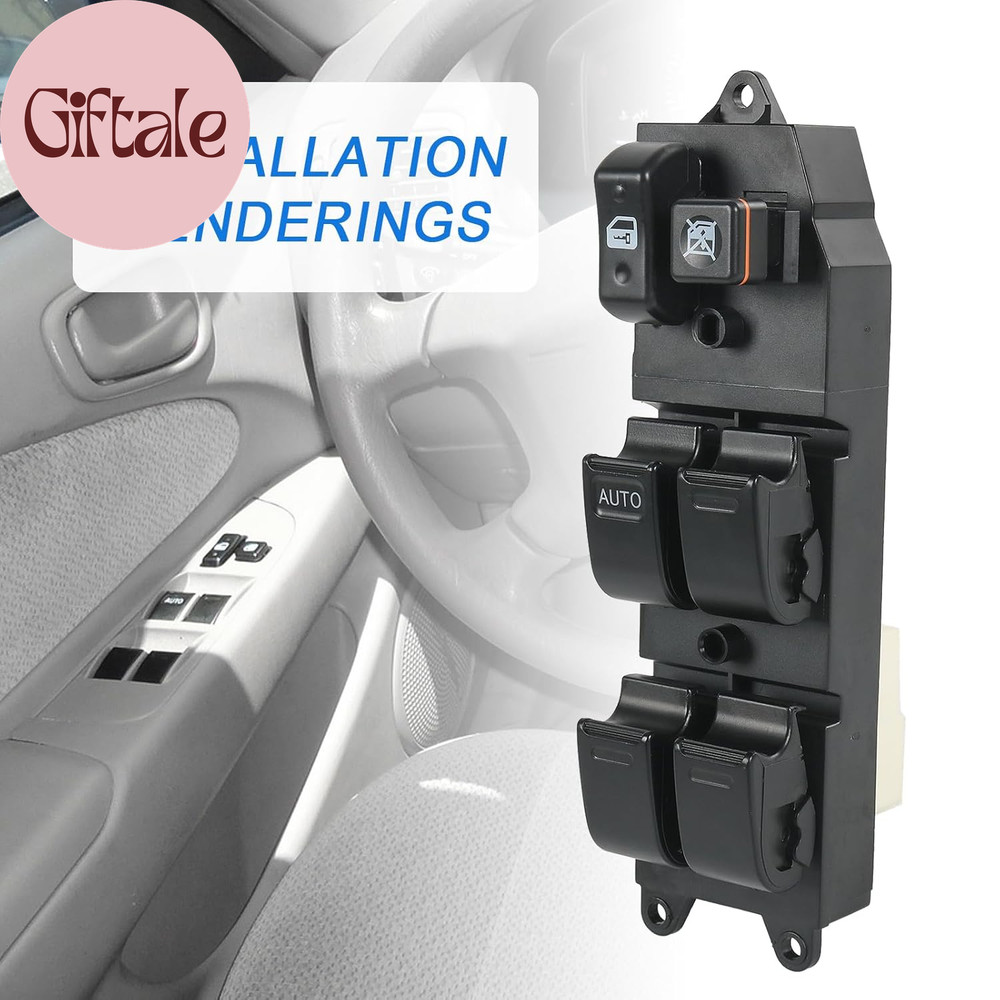 Master Power Window Switch Replacement for Camry 1997-2001 Corolla 1998-2002 Ava