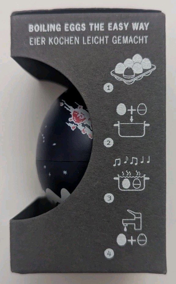 Brainstream Space BeepEgg Edition Singing Floating Egg Timer, New, PiepEi