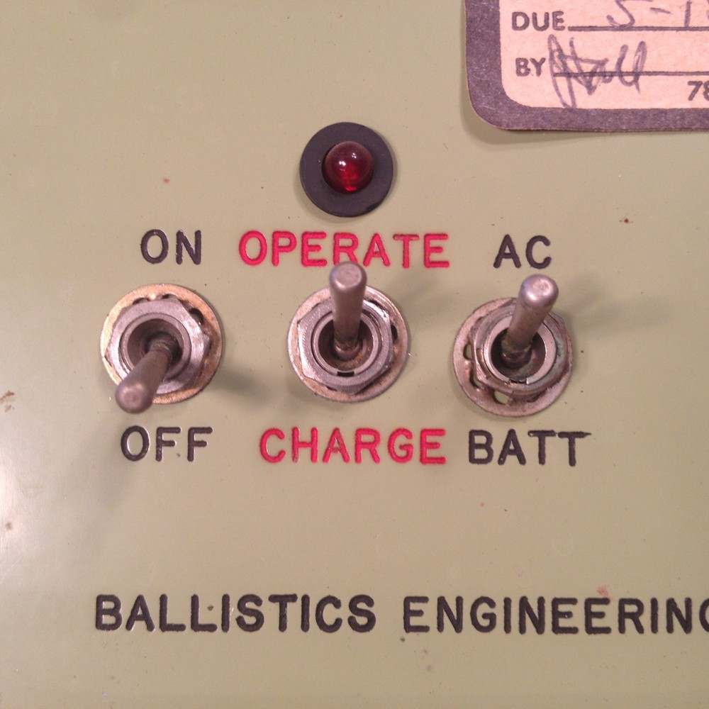 Ballistics Engineering Co, Computing Chronograph Model DR-1, Velocity FPS