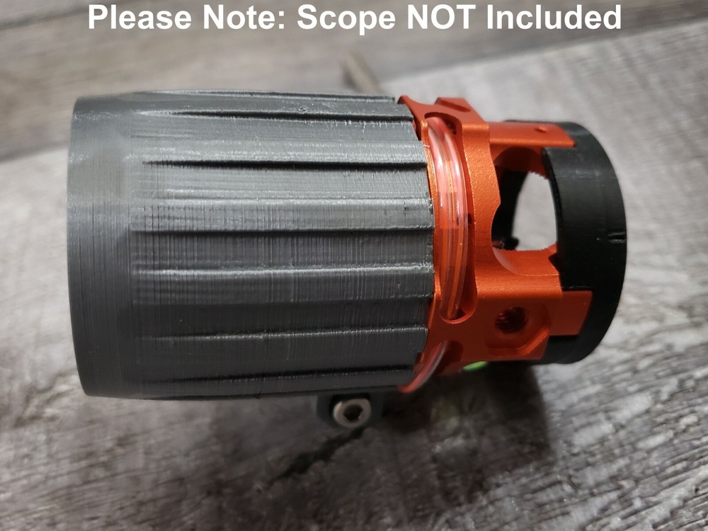 ACCURIZING KIT FOR TOPOINT COMPOUND ARCHERY SCOPE 3D PRINT TARGET RING AND SHADE