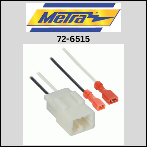 METRA 72-6515 / CAR SPEAKER HARNESS ADAPTER (PAIR) FOR CHRYSLER / DODGE VEHICLES