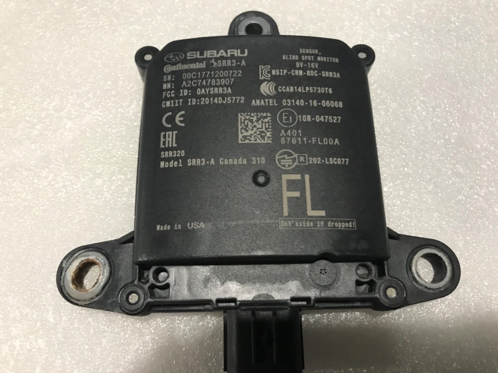 2017-2019 Subaru Impreza Blind Spot Radar Sensor Module OEM