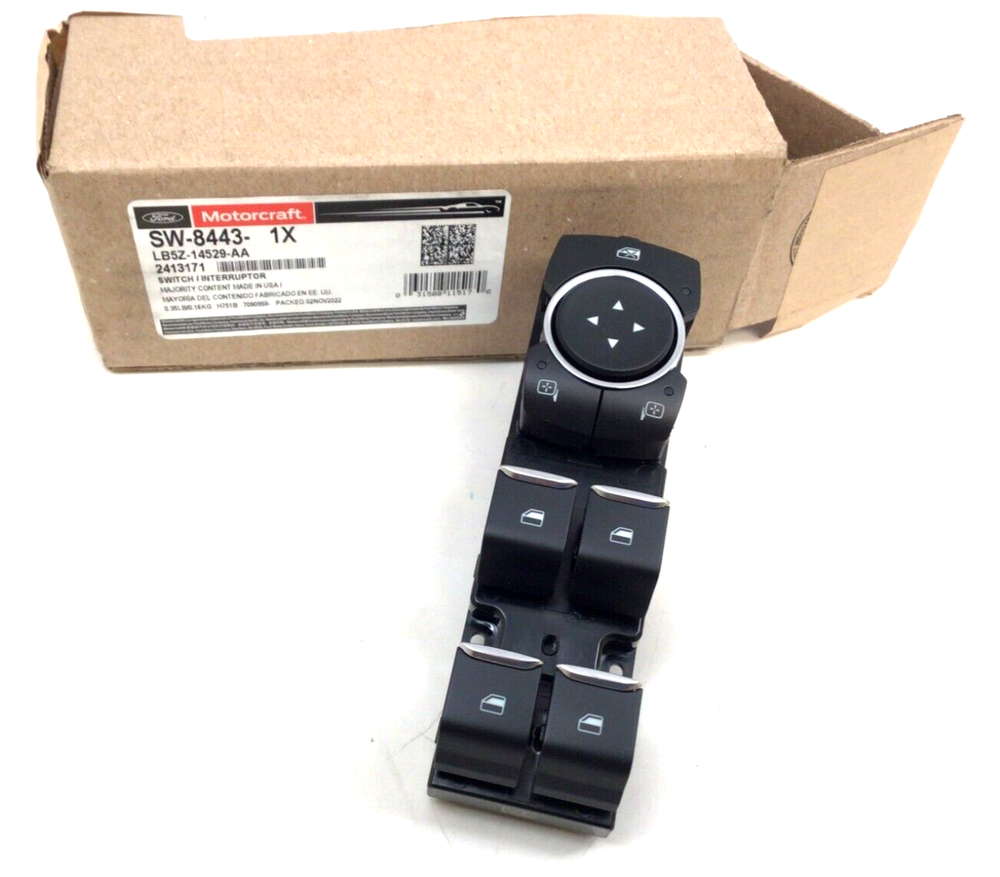 2020-2023 Ford Explorer front LH driver Power Window Mirror Master Switch OEM