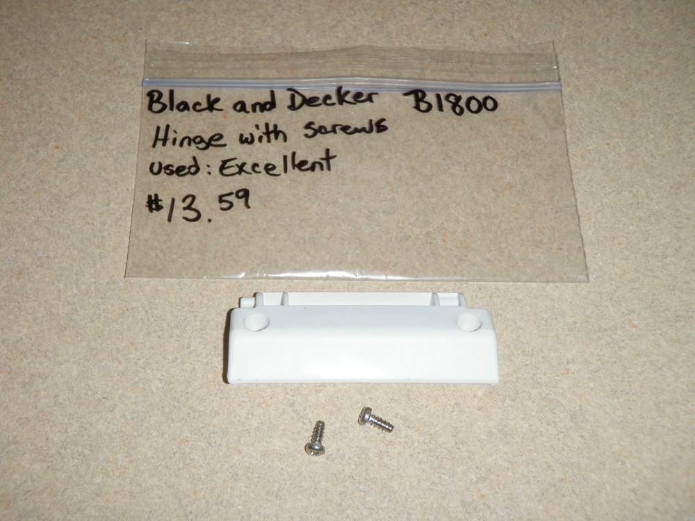 Black & Decker Bread Maker Hinge with Screws for Model B1800