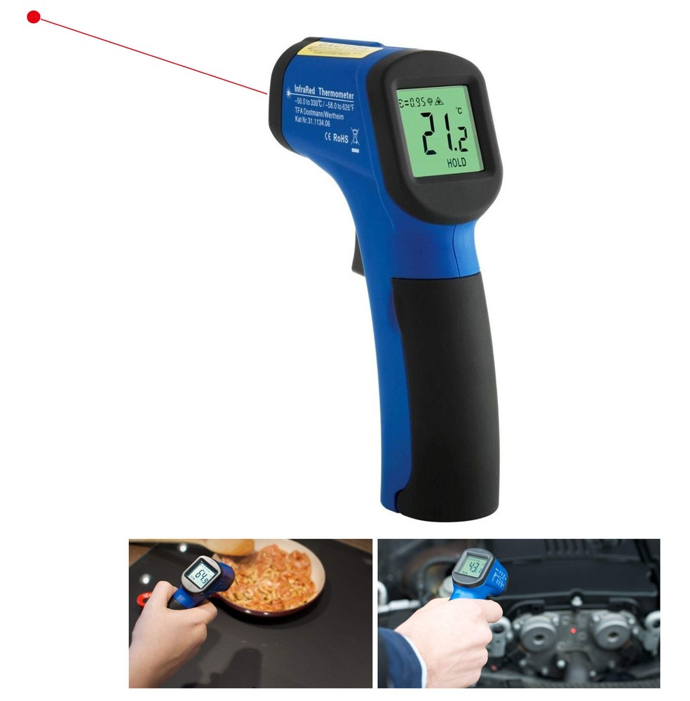 TFA: Scan Temp 330 infrared thermometer (-50C +330C) with laser pointer