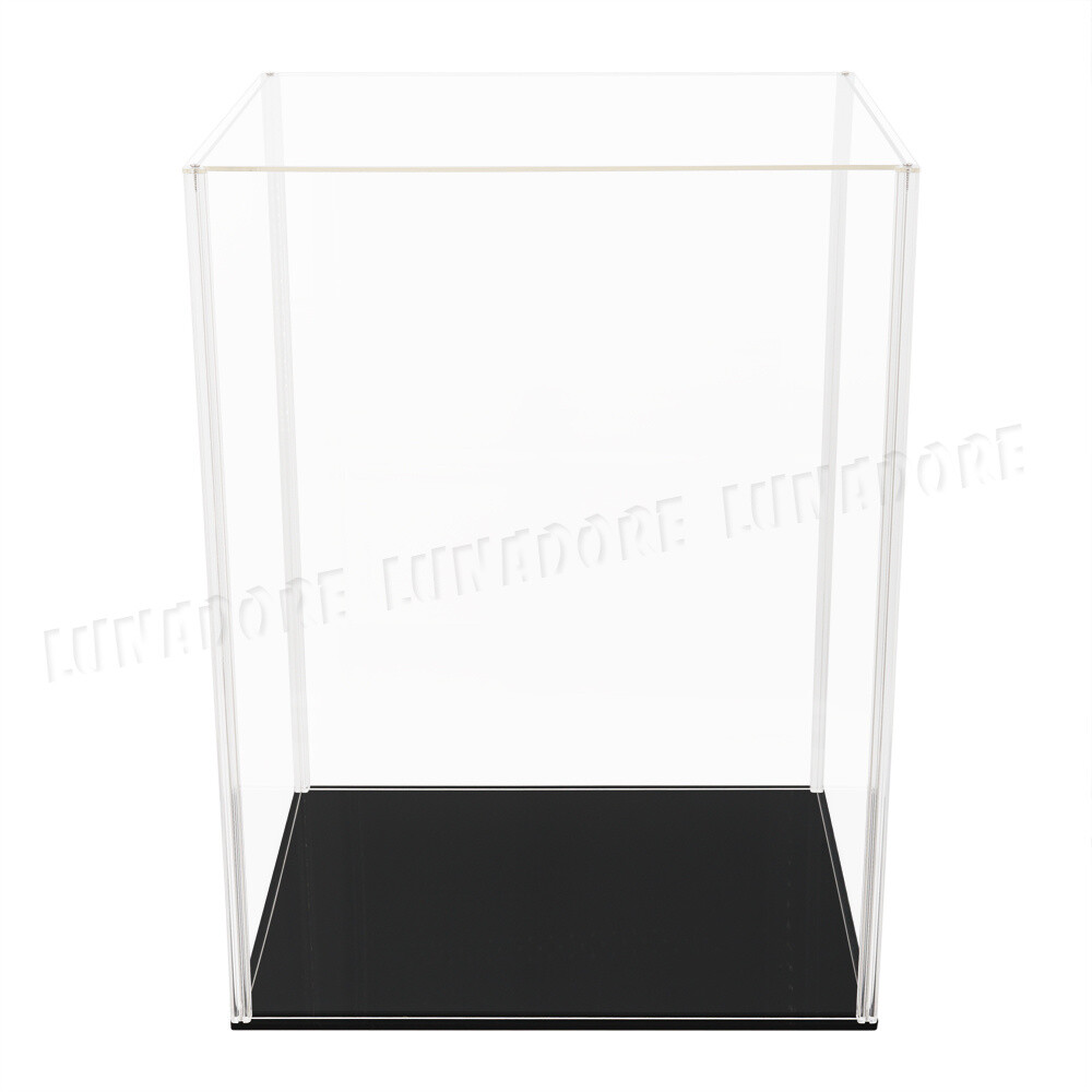 20 inch H Acrylic Display Case Collectibles Box Dustproof Large Figure Install
