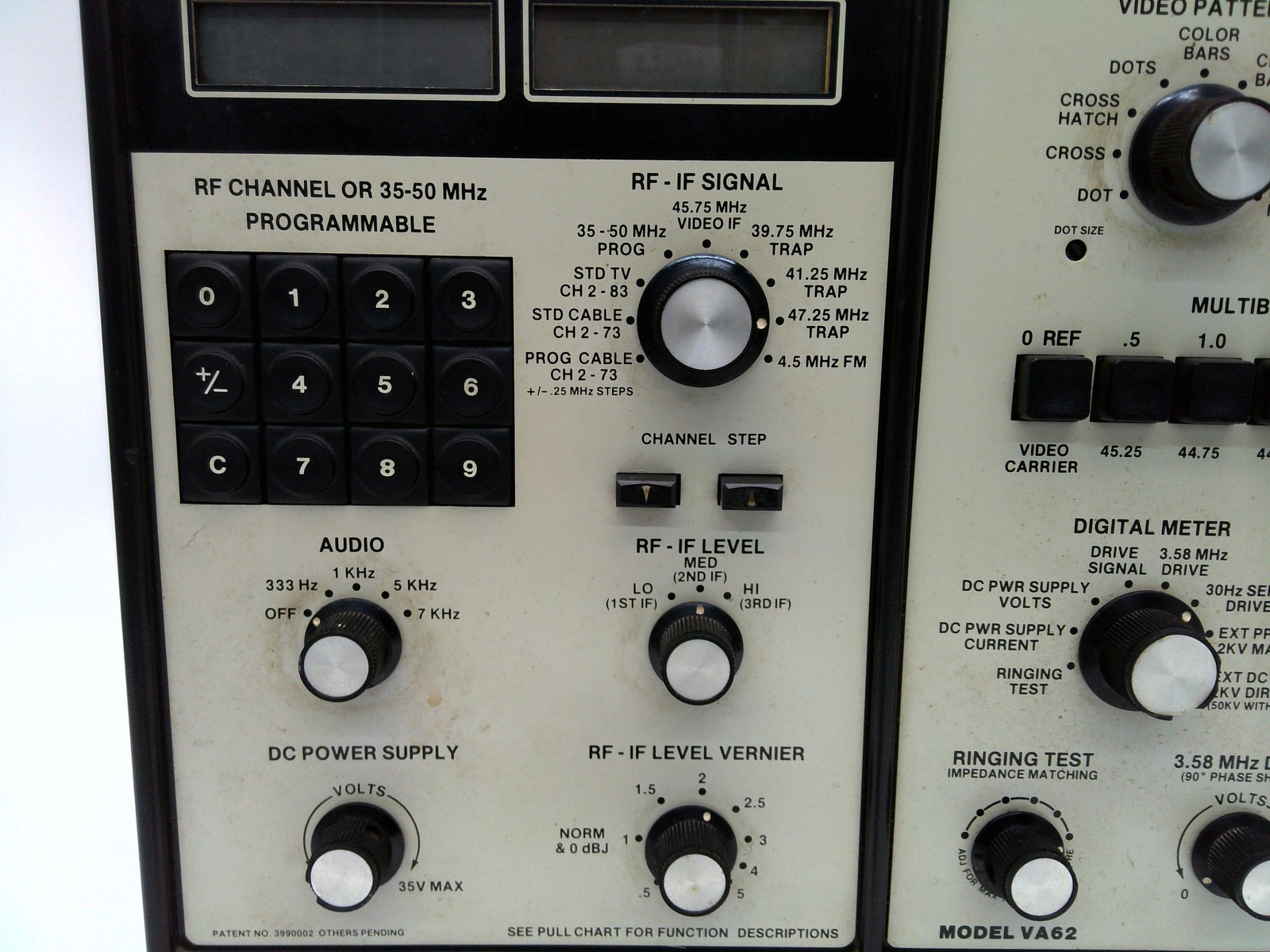 Sencore VA62 Universal Video Analyzer RF Communication Test Set Programmable