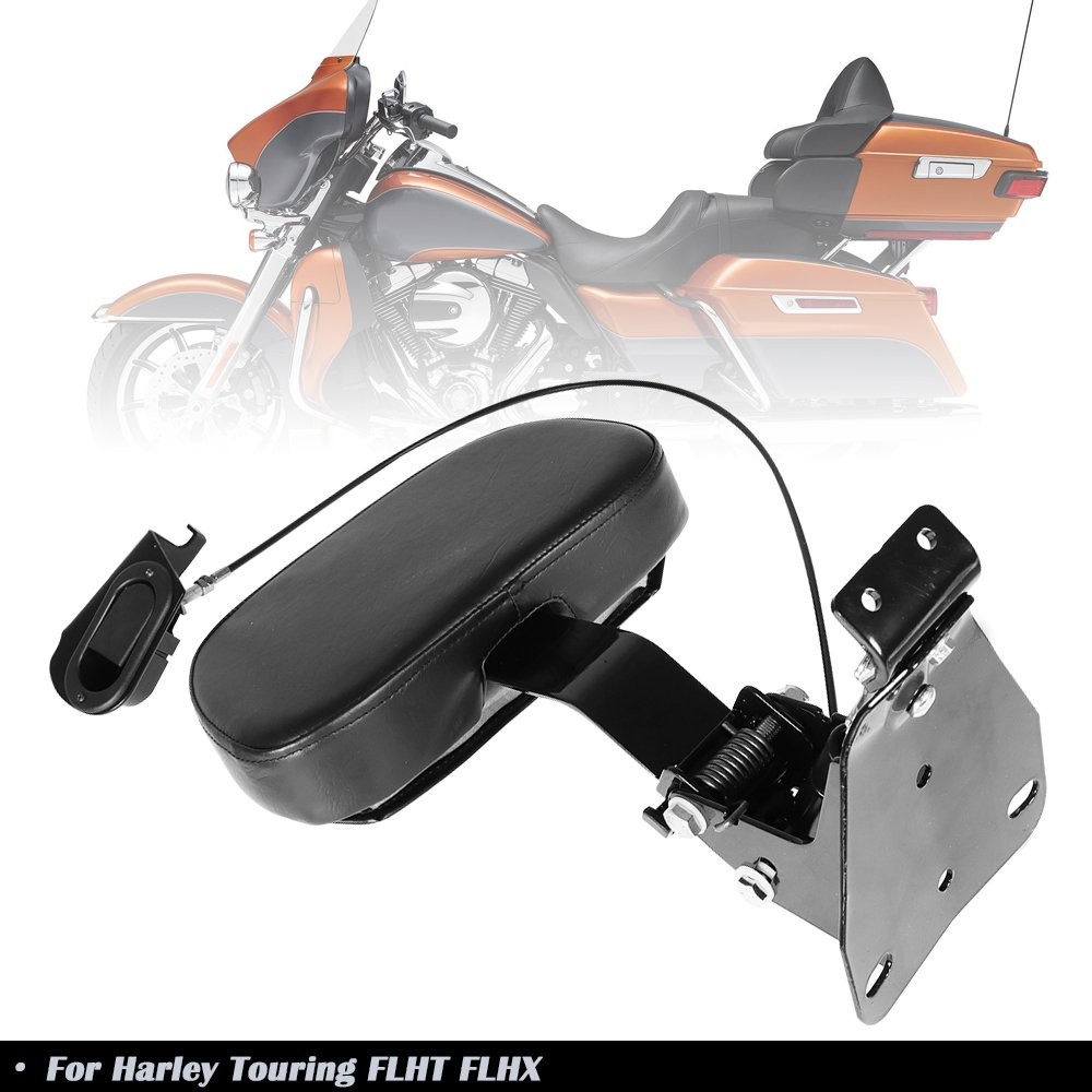 Driver Backrest + Adjustable Mounting Kit For Touring Electra Glide 2009-2019