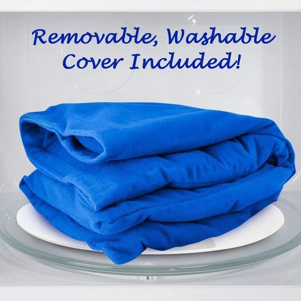 Microwaveable XL Heating Pad with Clay Beads - Extra Large Pain Relief Solution