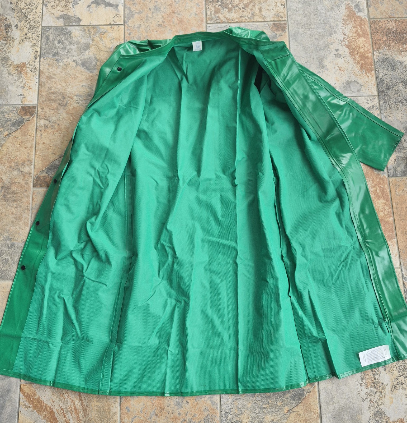 Neese Chem Shield 96 Series Protective Green Coat Adult Large PVC On Polyester