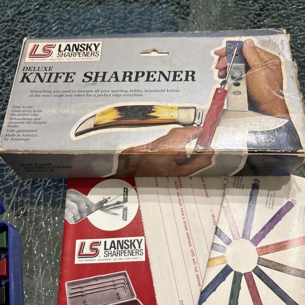 Lansky Deluxe 5-Stone System Model #LK005 Precision Knife Sharpening System