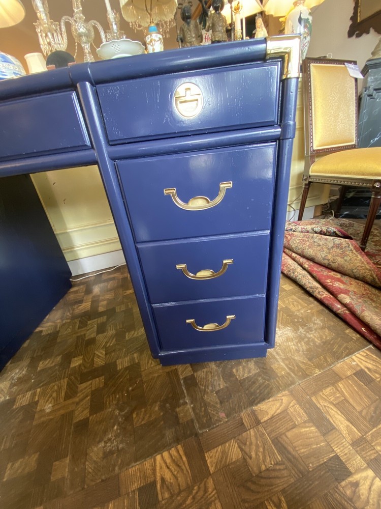 Drexel Campaign Desk Custom Lacquered