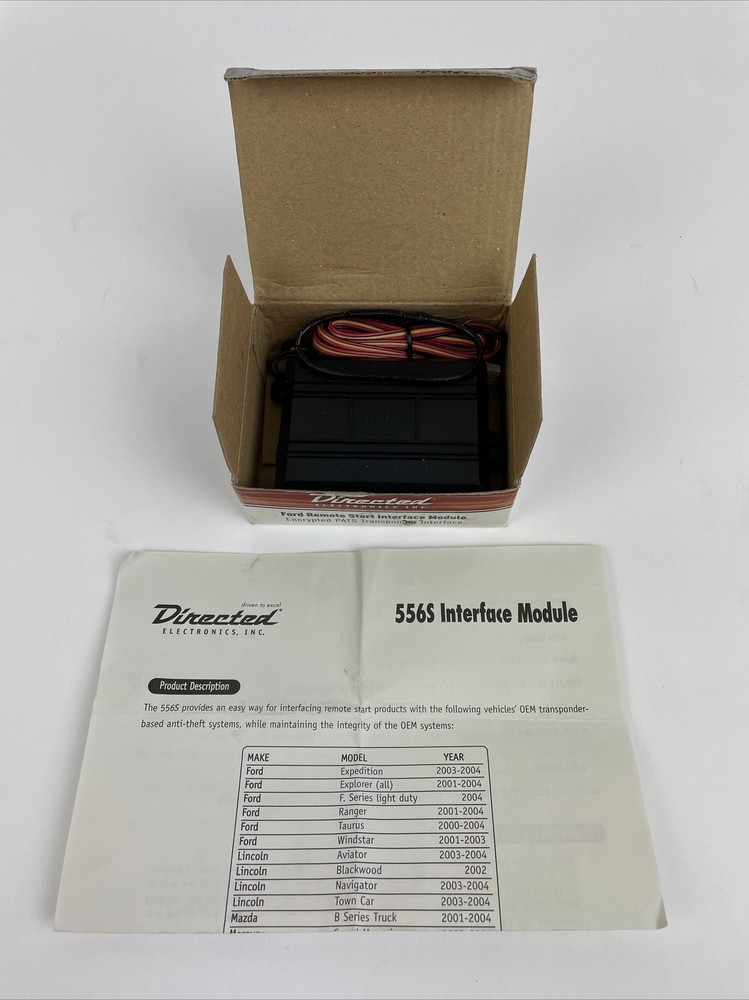 Directed Install Essentials # 556sw Ford Remote Start Interface Module - NOS
