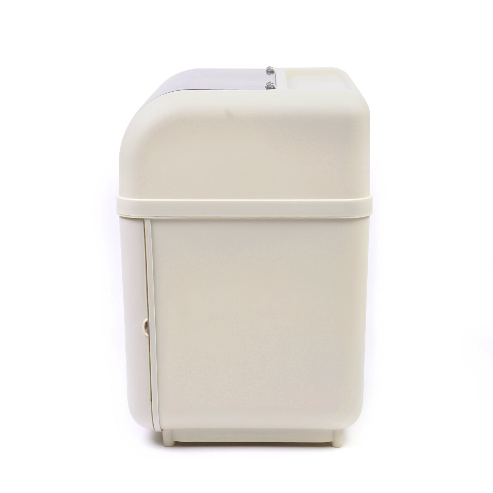 Covered Kitchen Dish Drying Rack Plastic Dustproof Drain Storage Box Basket Hold