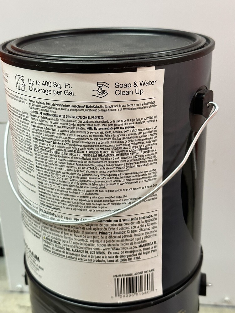 Rust-Oleum Studio Color Accent Tint Base Interior Paint Primer Eggshell