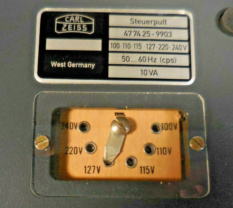 Carl Zeiss MC63, 477425-9903 Microscope Camera Exposure Controller