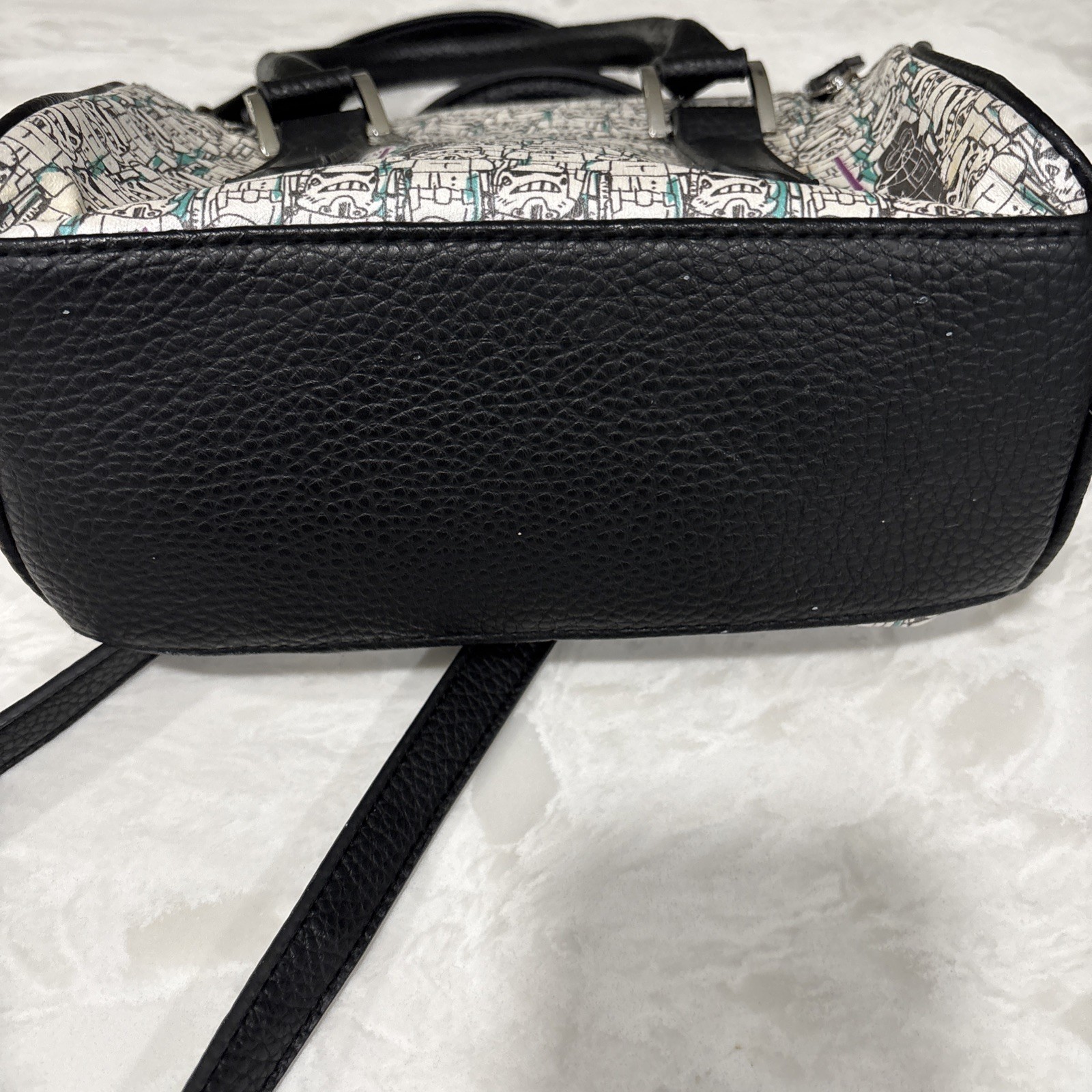 Star Wars Stormtroopers Darth Vader Print Handbag Bioworld Lucas Films Retired