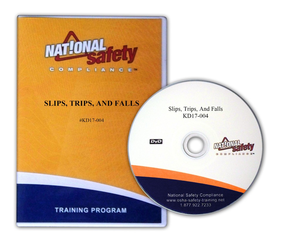 Slips, Trips and Falls In Construction Safety  DVD Training Kit