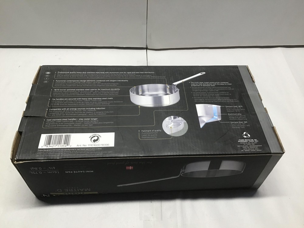 Scanpan Maitre 'D Saute Pan, 25 oz, Stainless