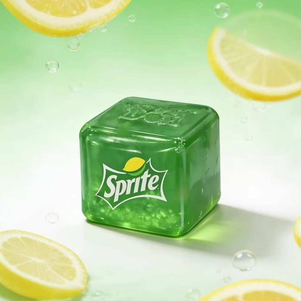Needoh Limited Edition Sprite Nice Cube Suptid Squish
