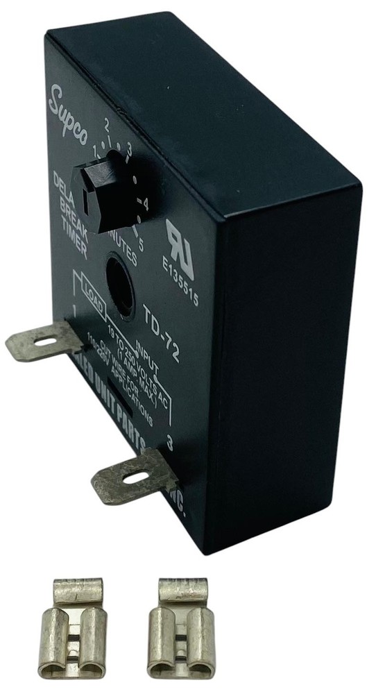 Supco TD72 Time Delay Break Timer | Adjustable 6 Seconds–5 Minutes
