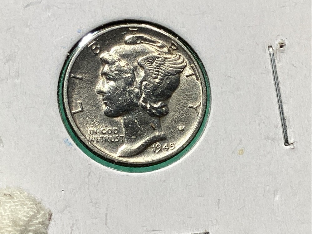 1945 D MERCURY DIME UNCIRCULATED