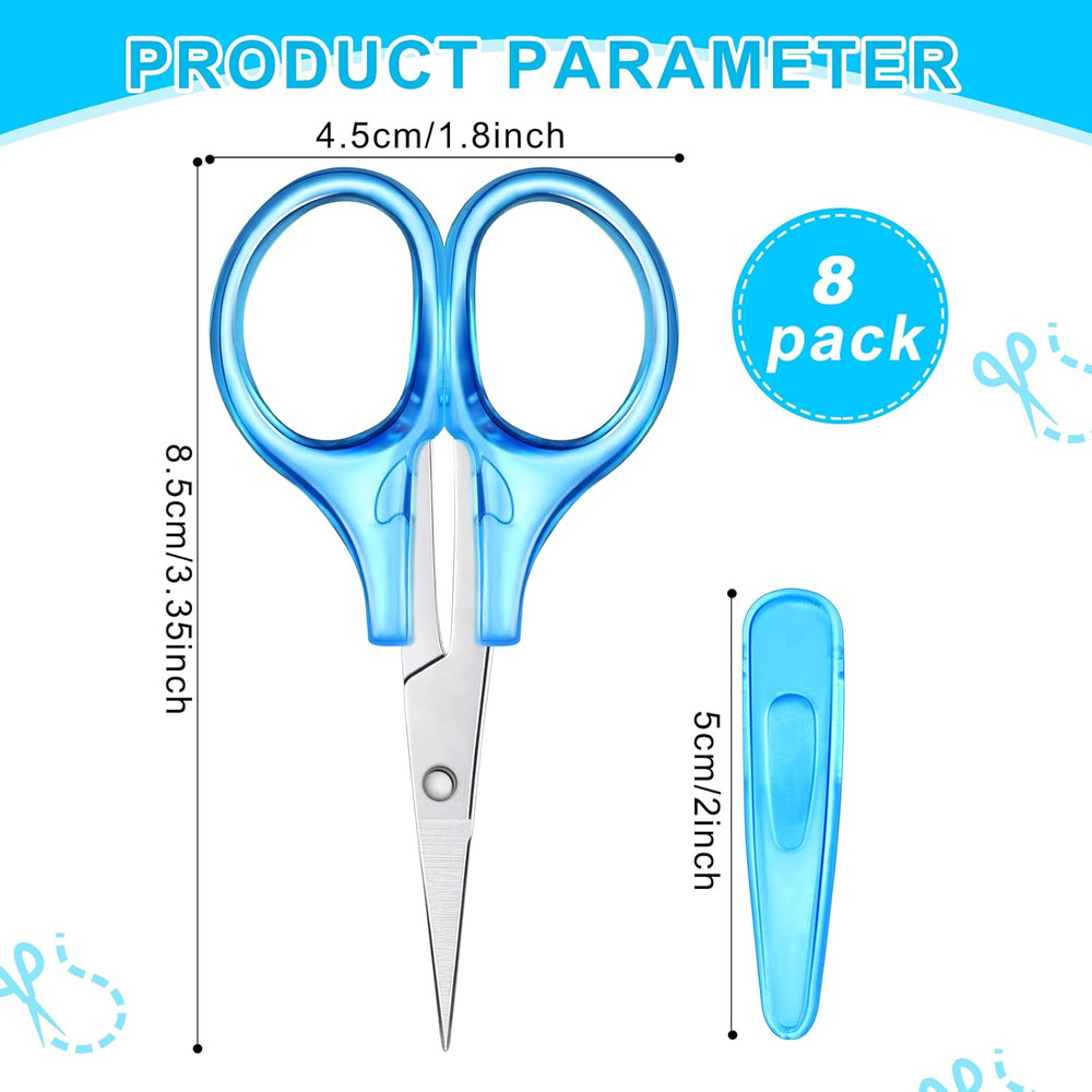 Small Craft Scissors 3.4" Tiny Travel All Purpose Scissors Stainless Steel Sharp