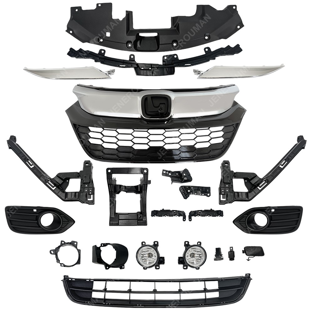 20PCs For 19-22 Honda HR-V Grille Kits Radiator Cover Fog Lights Bumper Brackets