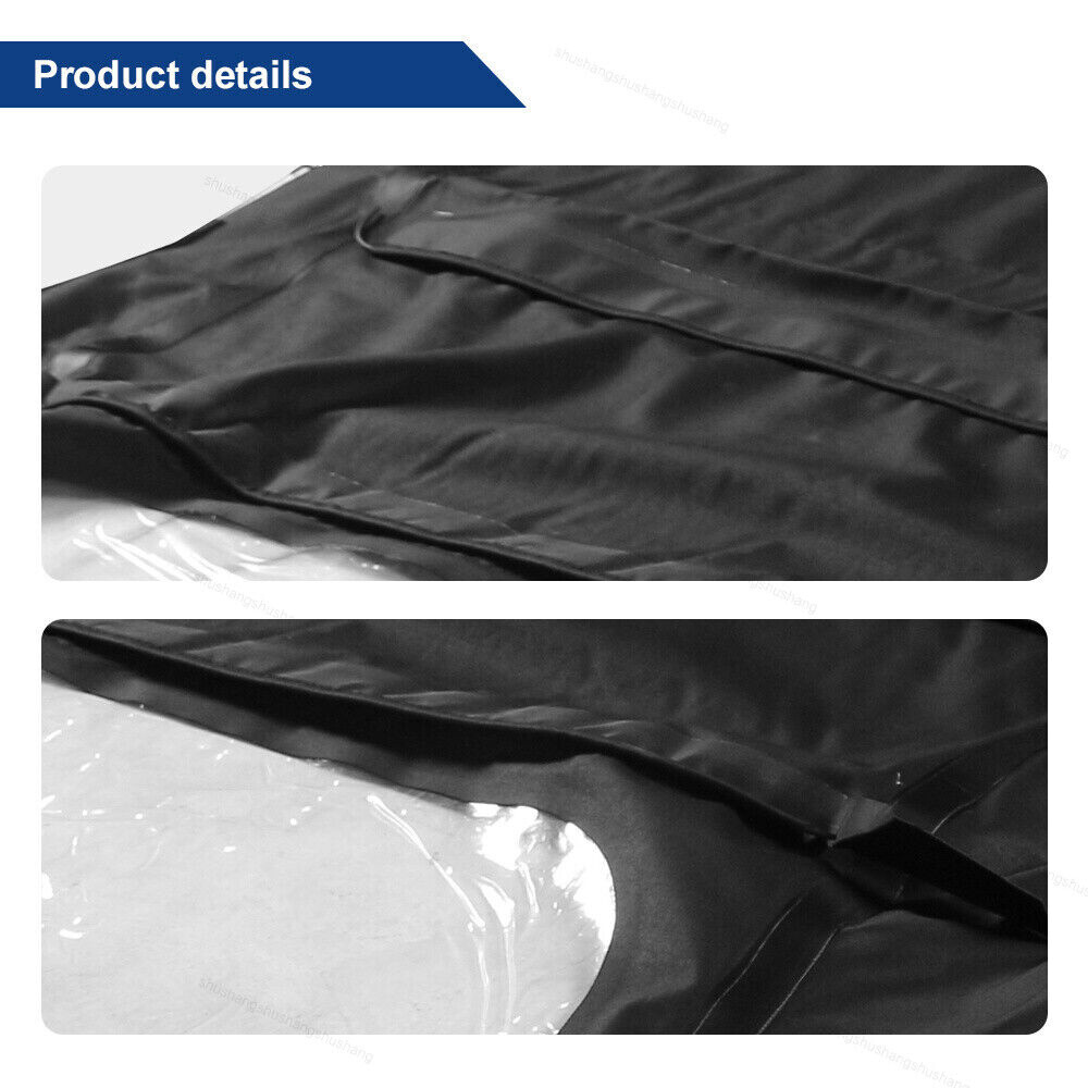 Convertible Soft Top Plastic Window Replace Fit for 97-2001 2002 Model 986 2.7L