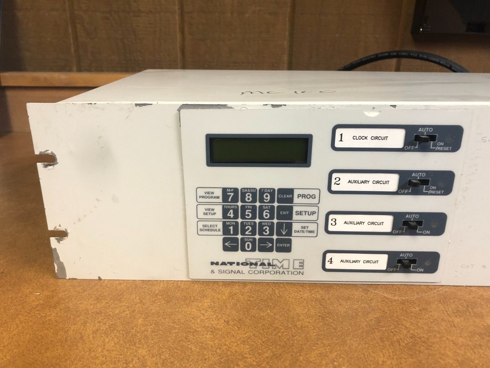 National Time MC100 Master Clock