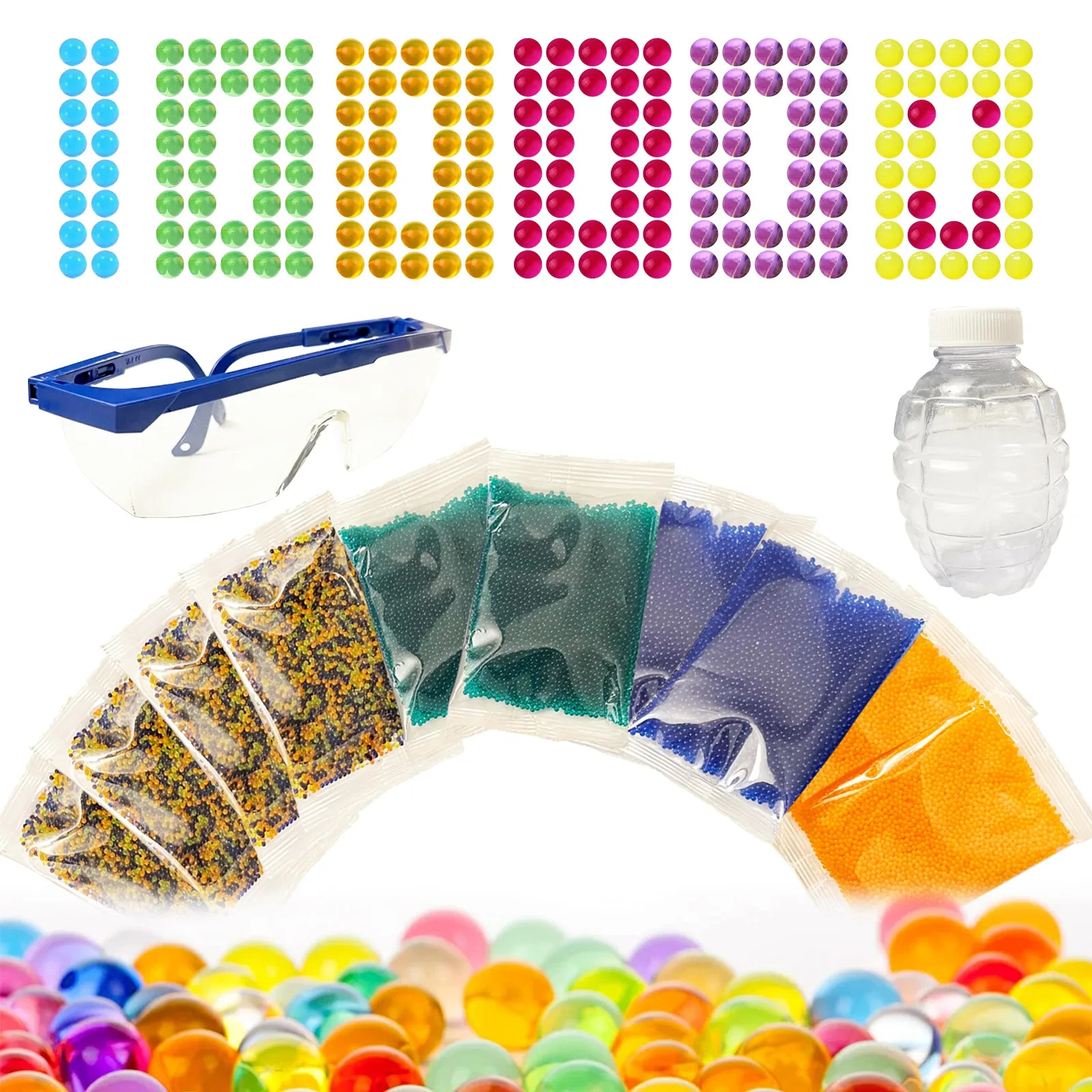 100K pcs Orbeez Waterball COLOUR SELECTION Gel Water Bead Vase Filler Soil