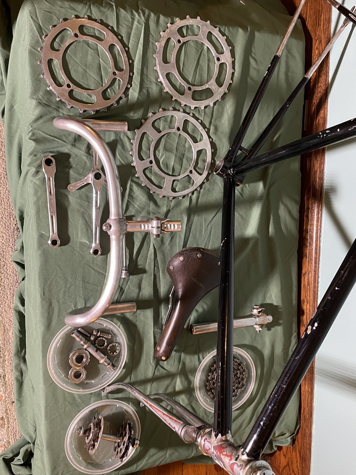 1960 Vintage Rochet Super Special Track Bike 55cm (22”) Made In France **RARE**