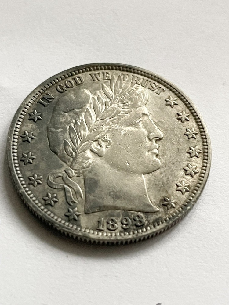1898 P Barber  Half Dollar,