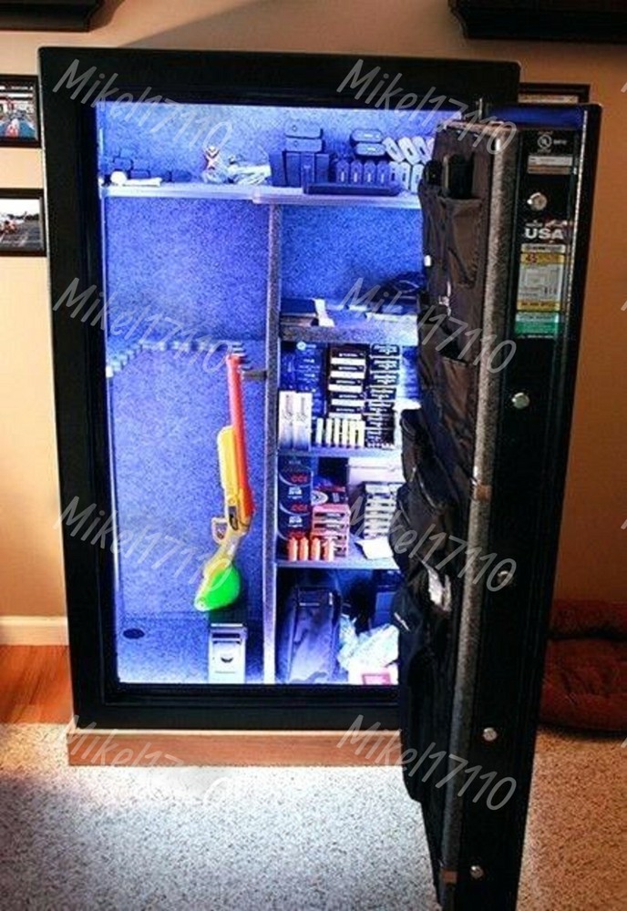 LED Gun Safe Light Battery Powered Led Manual Switch White 60" x 30"