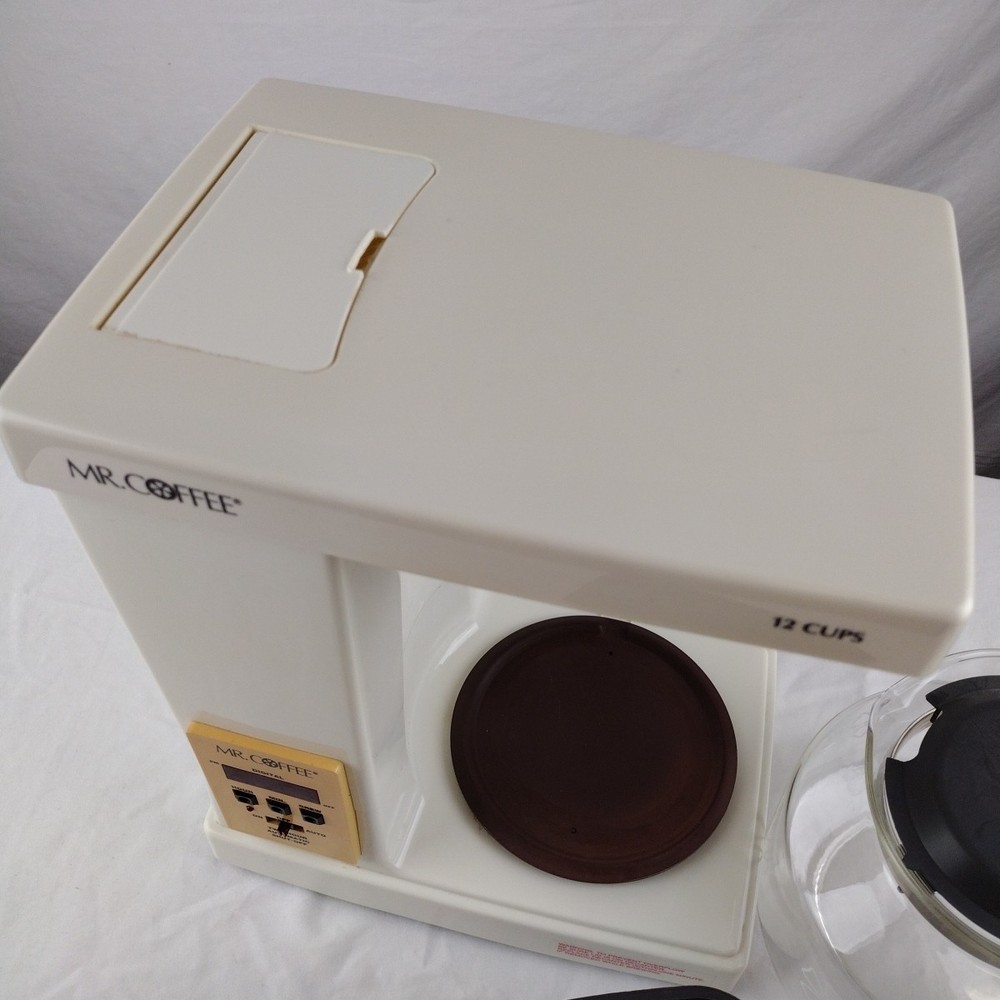 Mr Coffee SRX 20 Coffee Maker 12 Cup Red LED Digital Display 1990s