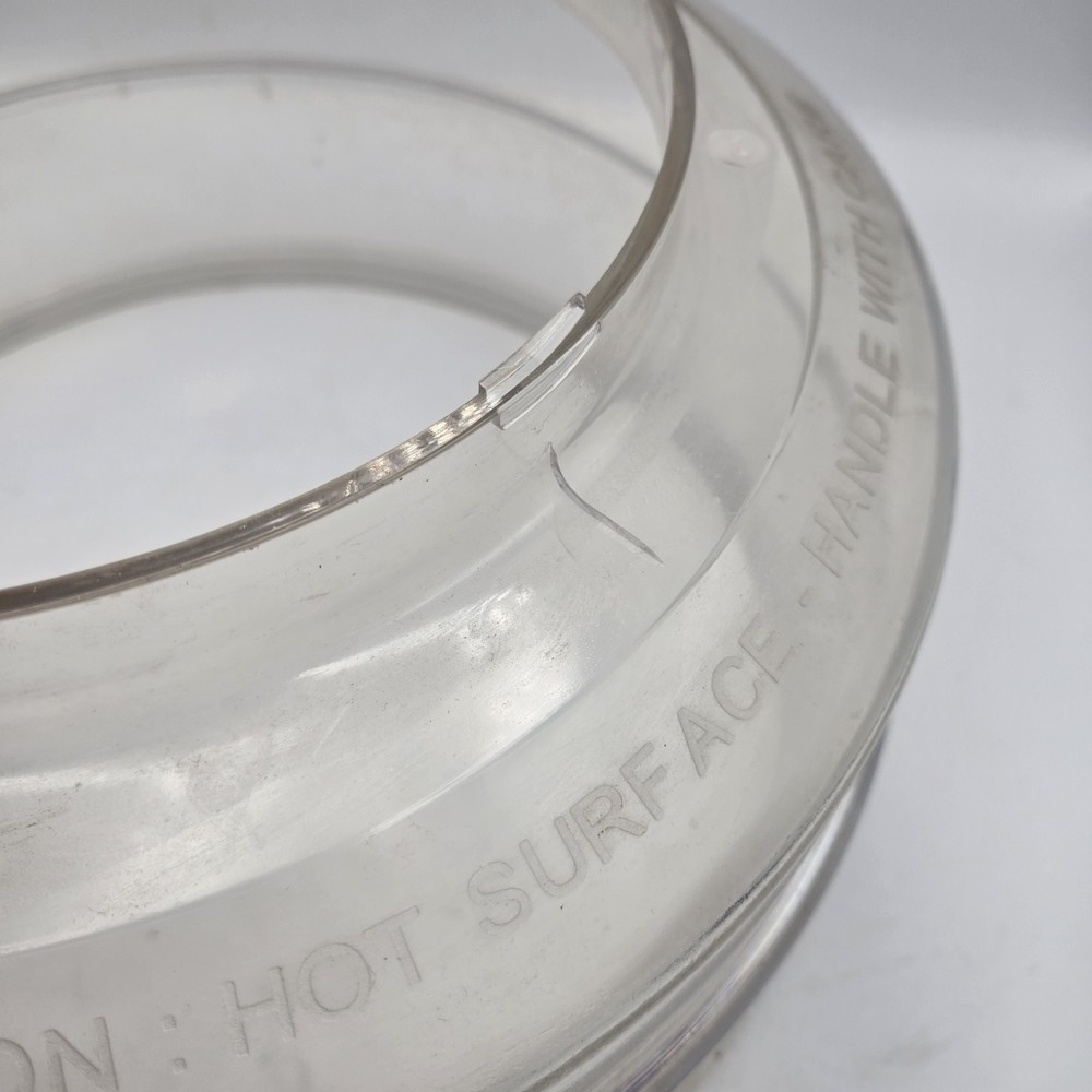 NuWave Infrared Oven Clear Plastic Dome W/ Extender Ring Replacement