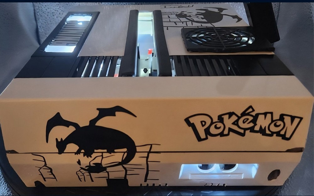 NINTENDO SWITCH CUSTOM DOCK SHINING CHARIZARD THEME: