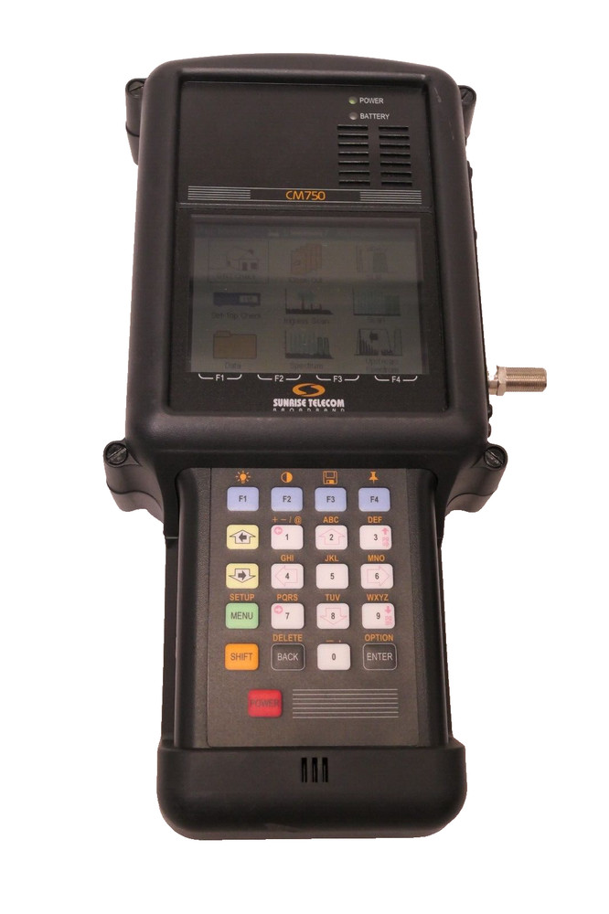 Sunrise Telecom CM750 Analog & Digital SLM Network Analyzer
