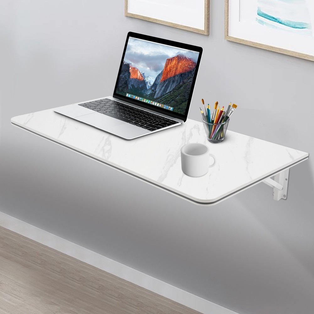 80x40cm white Wall-mounted Folding Table suitable for multiple scenarios