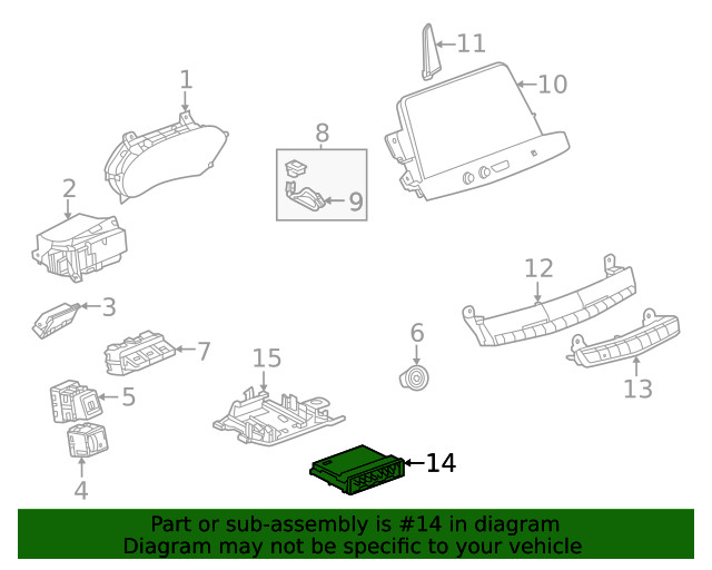 Genuine GM Body Control Module 13548775