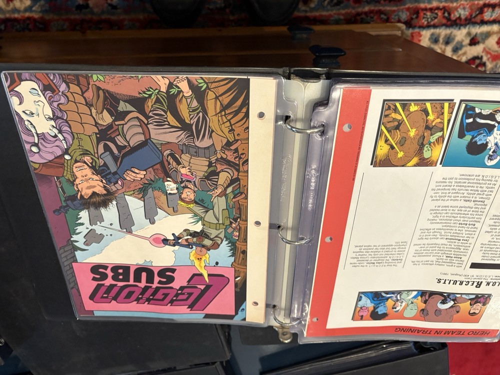 Comic Book Bio Binder