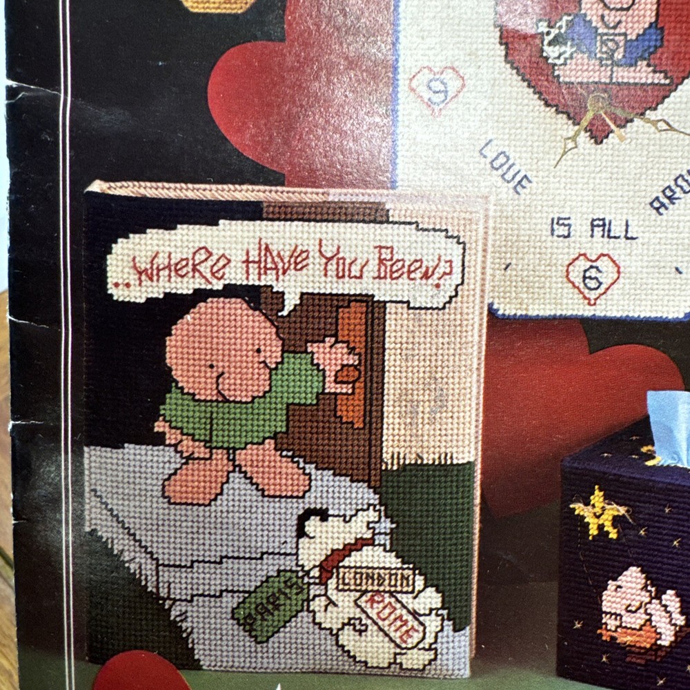 ZIGGY Rainbow Plastic Canvas Needlework Pattern Book Tom Wilson Retro 1982